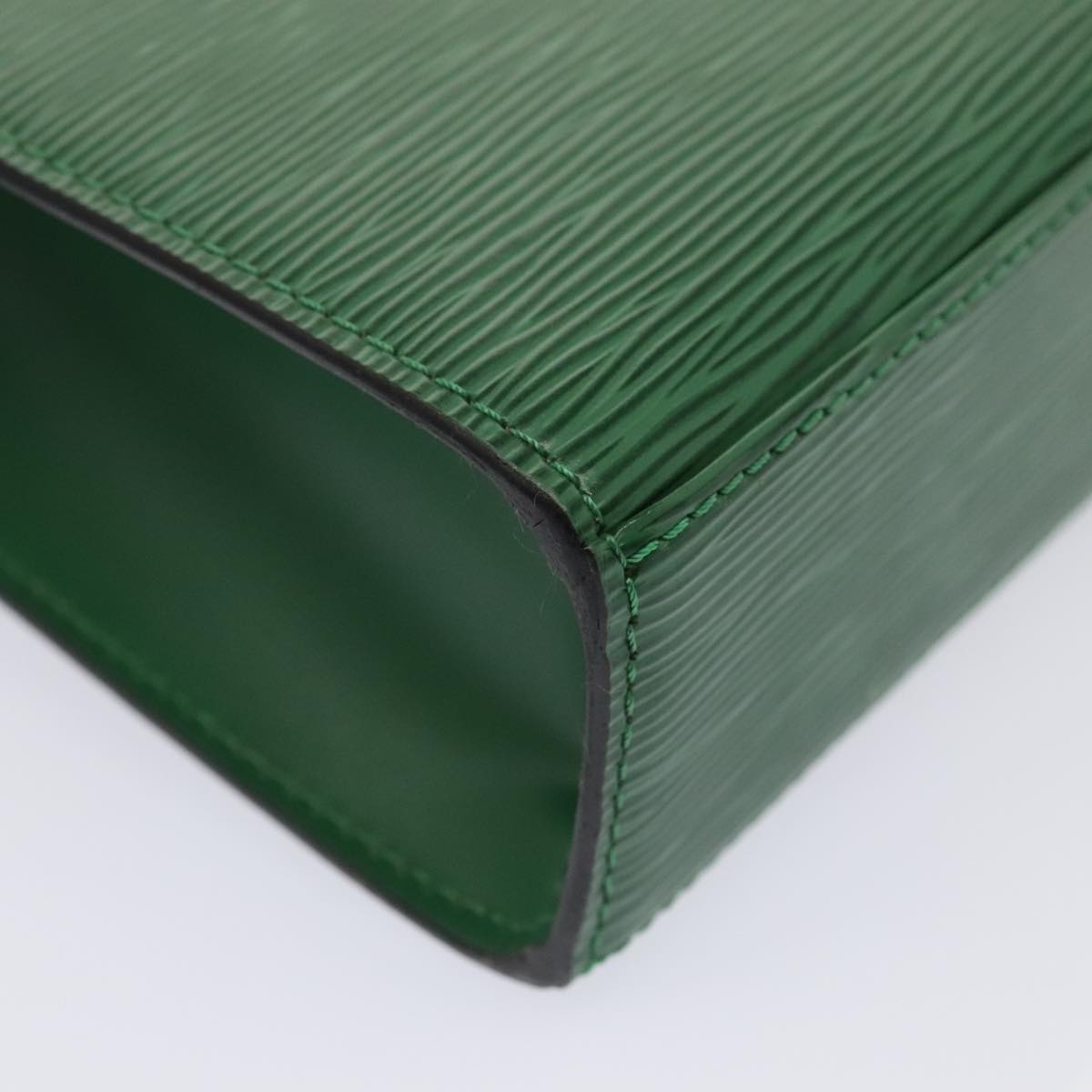 LOUIS VUITTON Epi Malesherbes Hand Bag Green M52374 LV yk14779