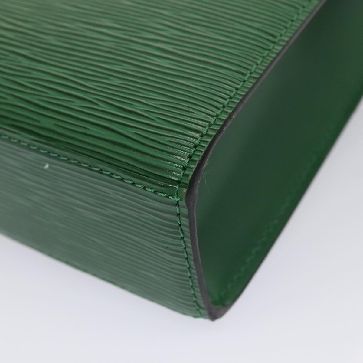 LOUIS VUITTON Epi Malesherbes Hand Bag Green M52374 LV yk14779