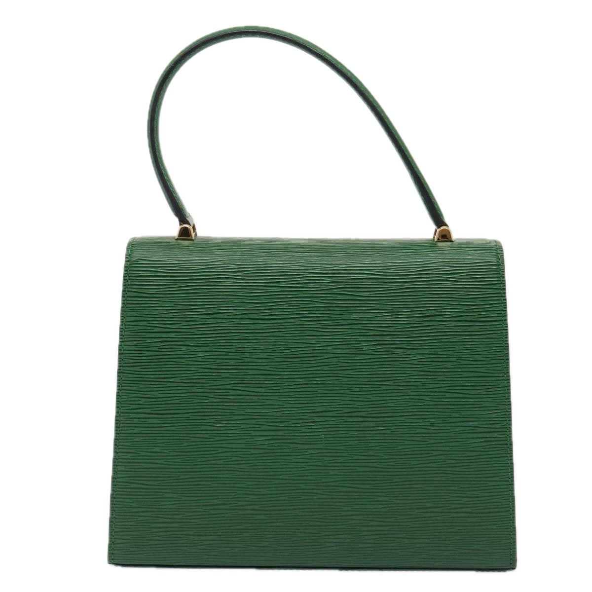 LOUIS VUITTON Epi Malesherbes Hand Bag Green M52374 LV yk14779