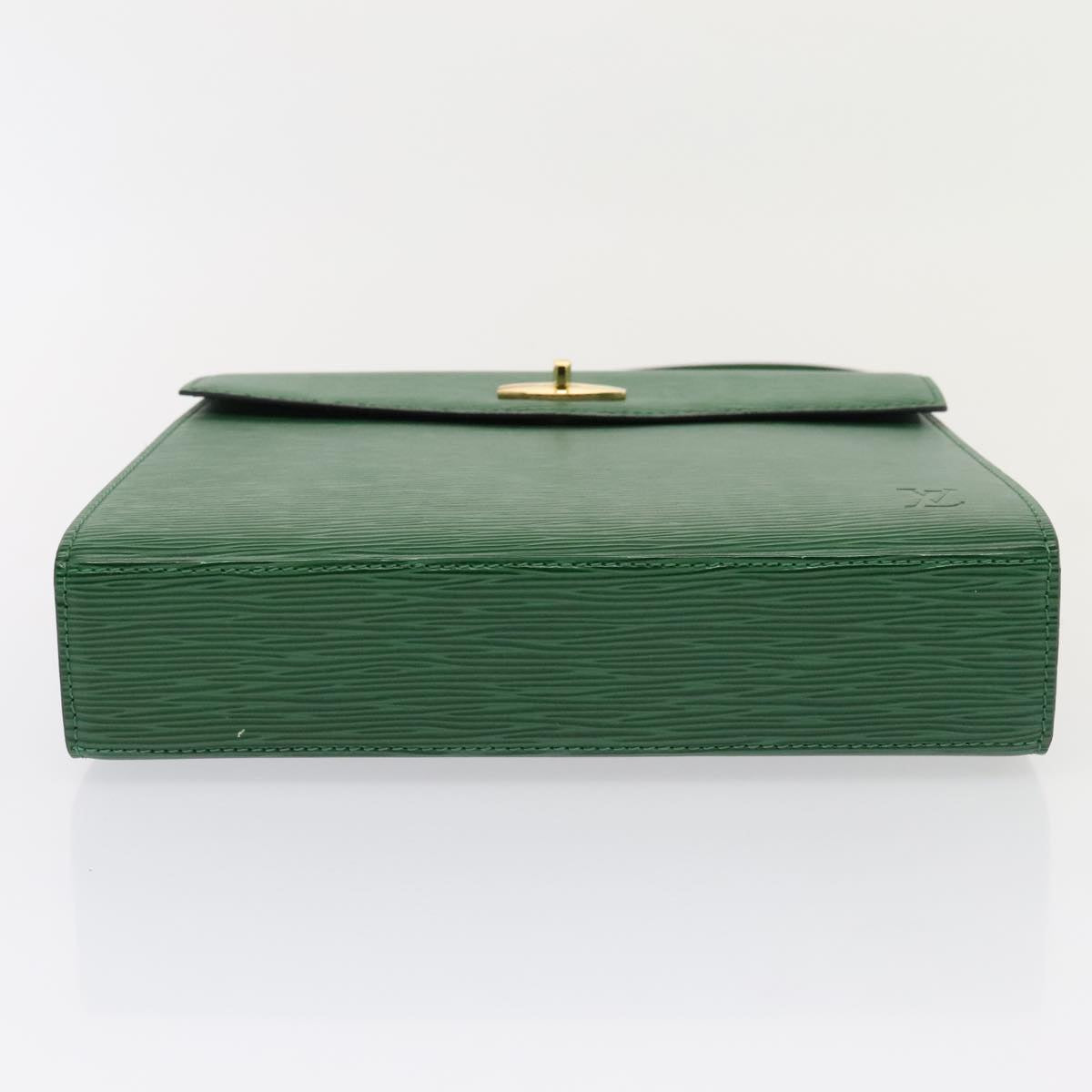 LOUIS VUITTON Epi Malesherbes Hand Bag Green M52374 LV yk14779