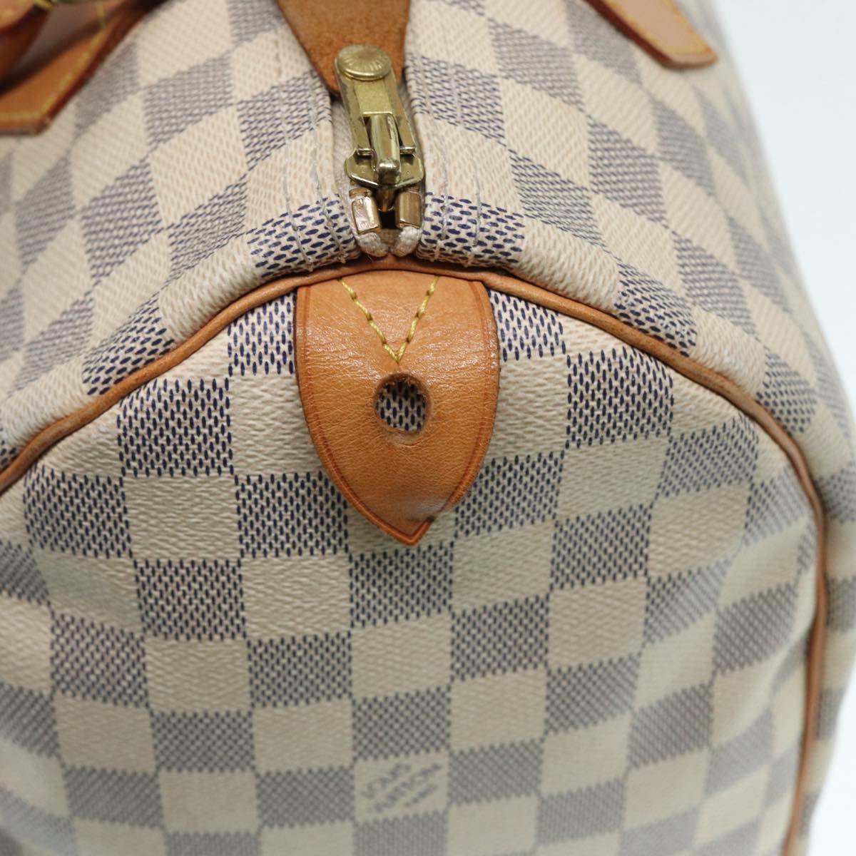 LOUIS VUITTON Damier Azur Speedy 30 Hand Bag N41533 LV yk14823