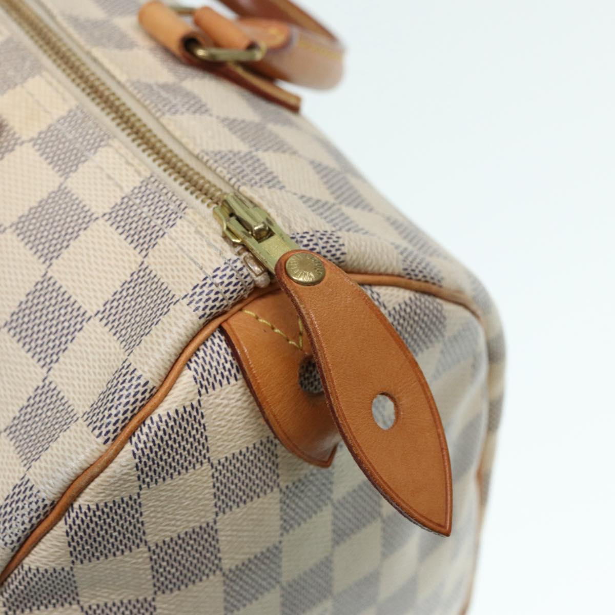 LOUIS VUITTON Damier Azur Speedy 30 Hand Bag N41533 LV yk14823