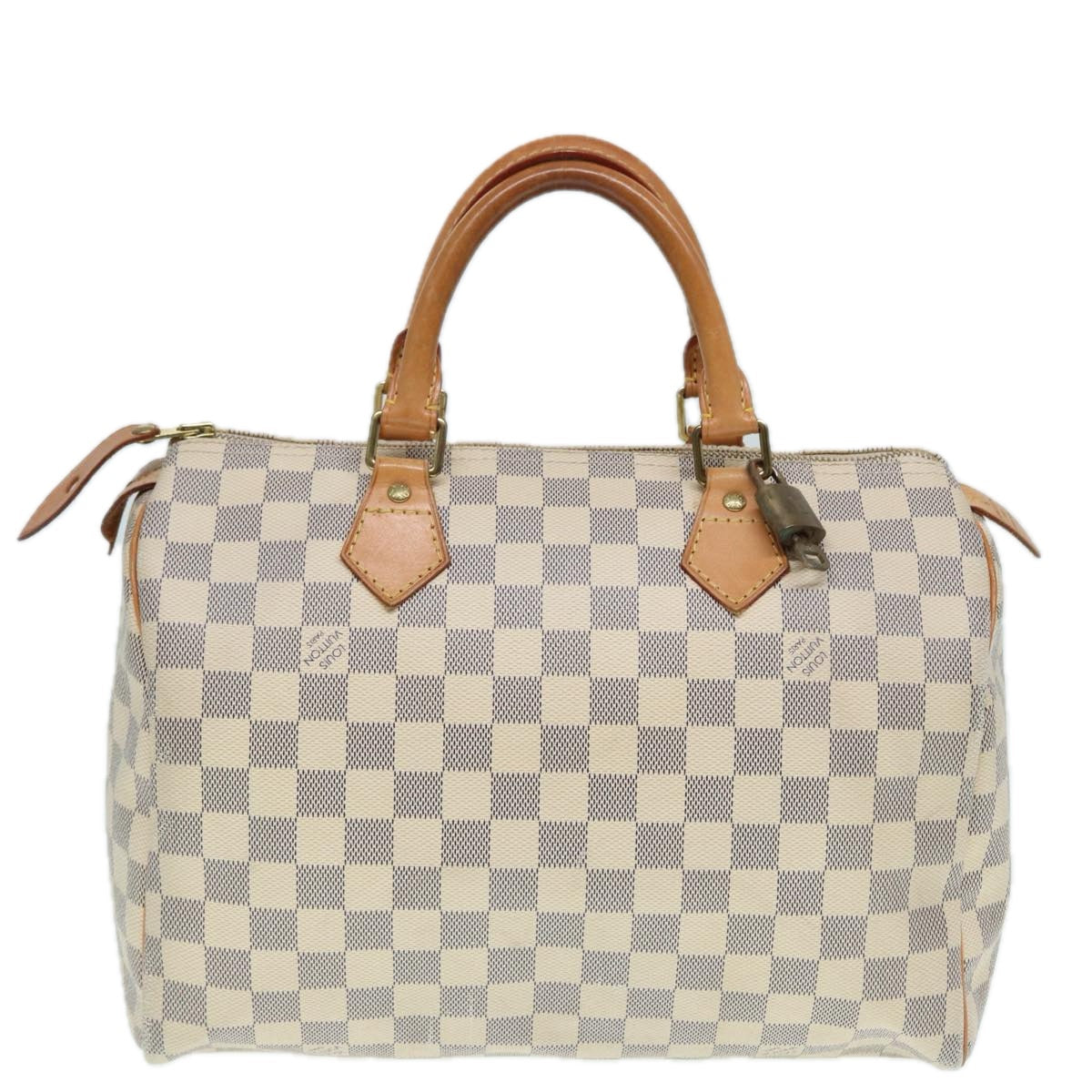 LOUIS VUITTON Damier Azur Speedy 30 Hand Bag N41533 LV yk14823