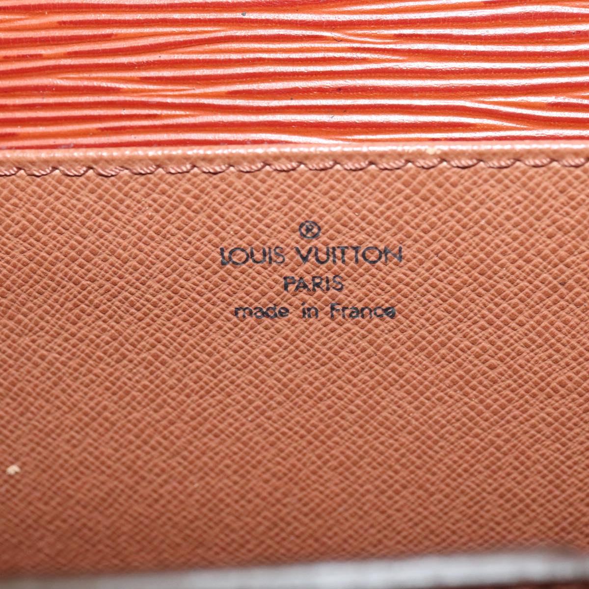 LOUIS VUITTON Epi Serviette Ambassador Business Bag Brown M54413 LV yk14843