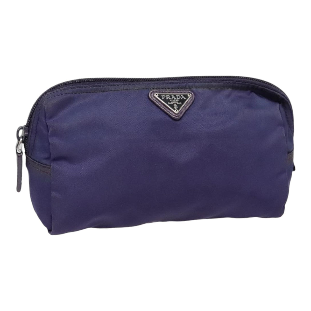 Luxury Prada Pouch Nylon Purple Silver  yk15103