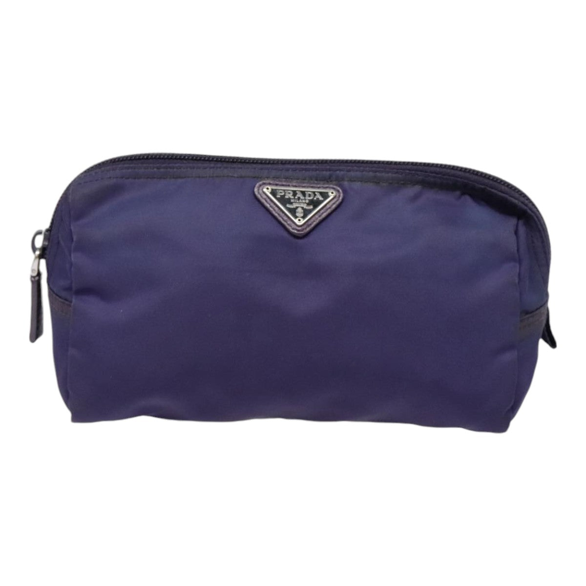Luxury Prada Pouch Nylon Purple Silver  yk15103