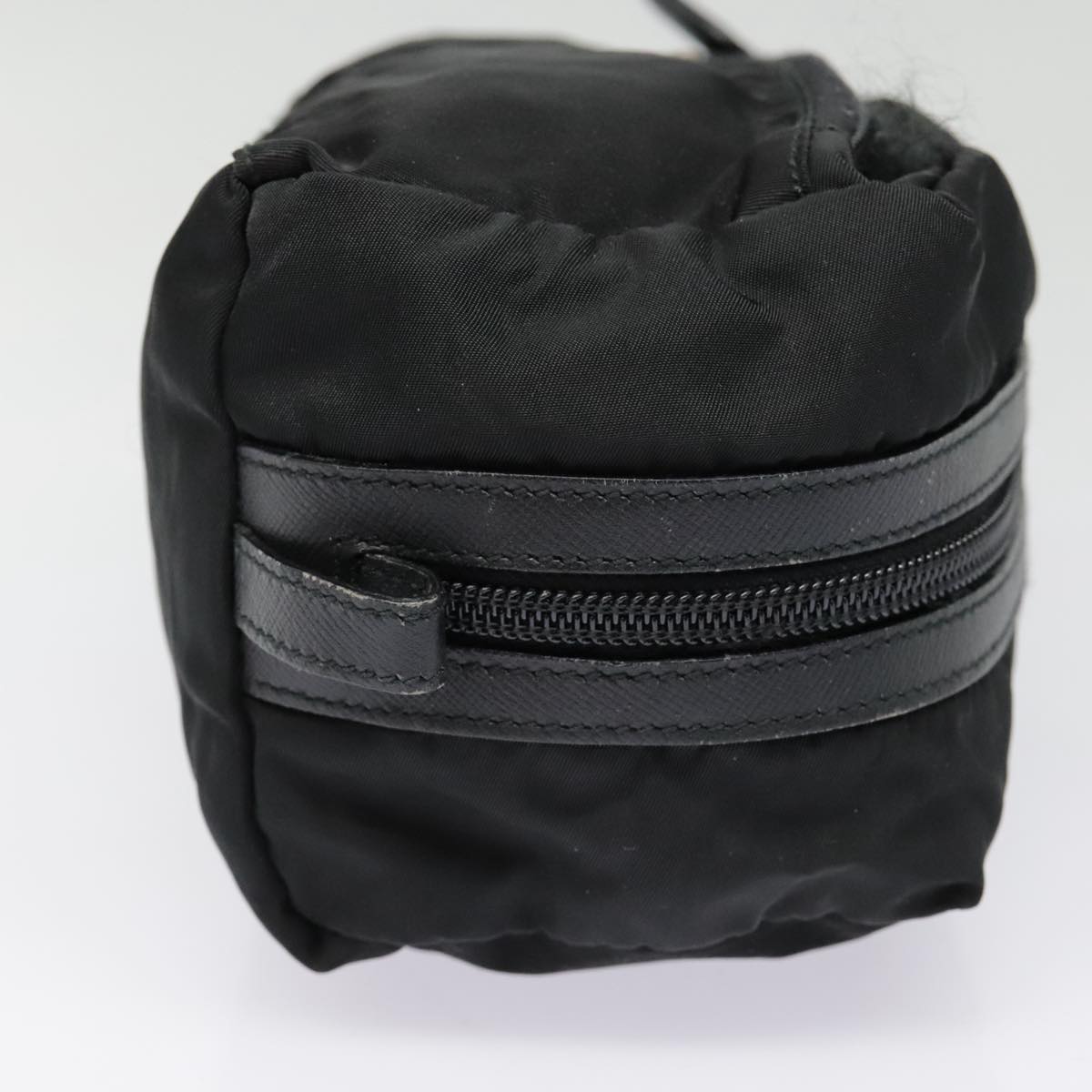 Luxury Prada Pouch Nylon Black Silver  yk15126