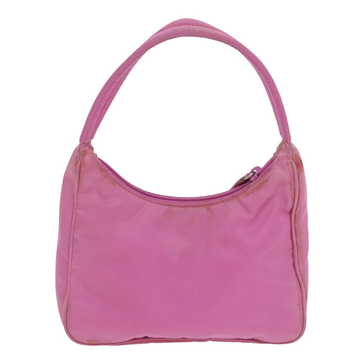 Luxury Prada Mini Hand Bag Nylon Pink Silver  yk15169