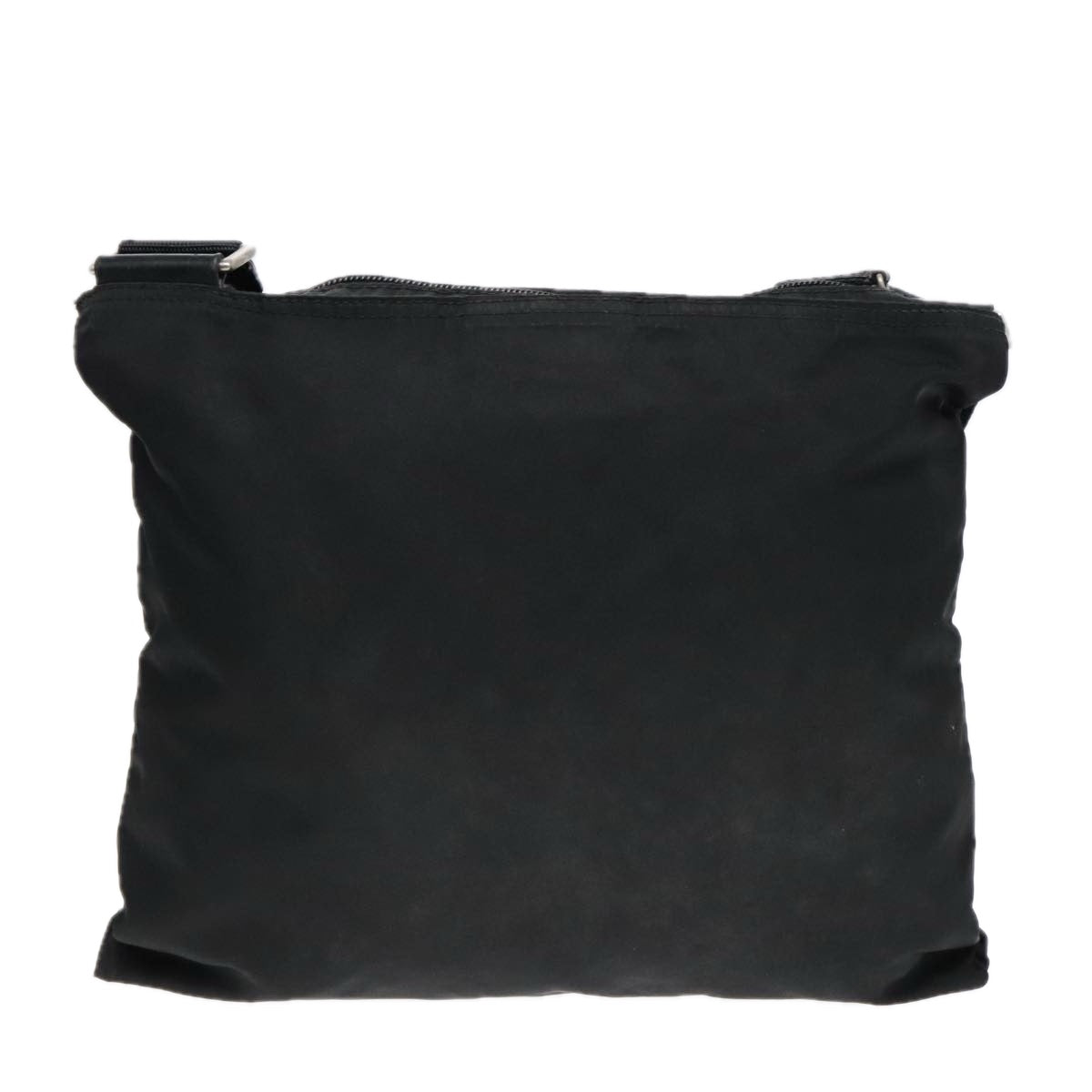 Luxury Prada Shoulder Bag Nylon Black Silver  yk15174