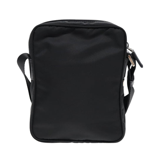 Luxury Prada Shoulder Bag Nylon Black Silver  yk15293
