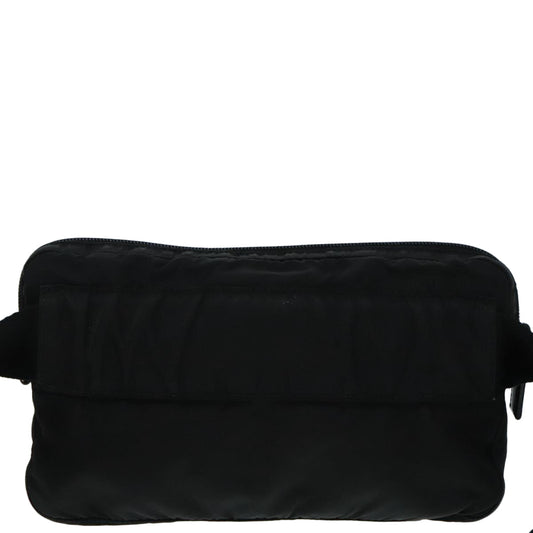 Luxury Prada Waist bag Nylon Black Silver  yk15295