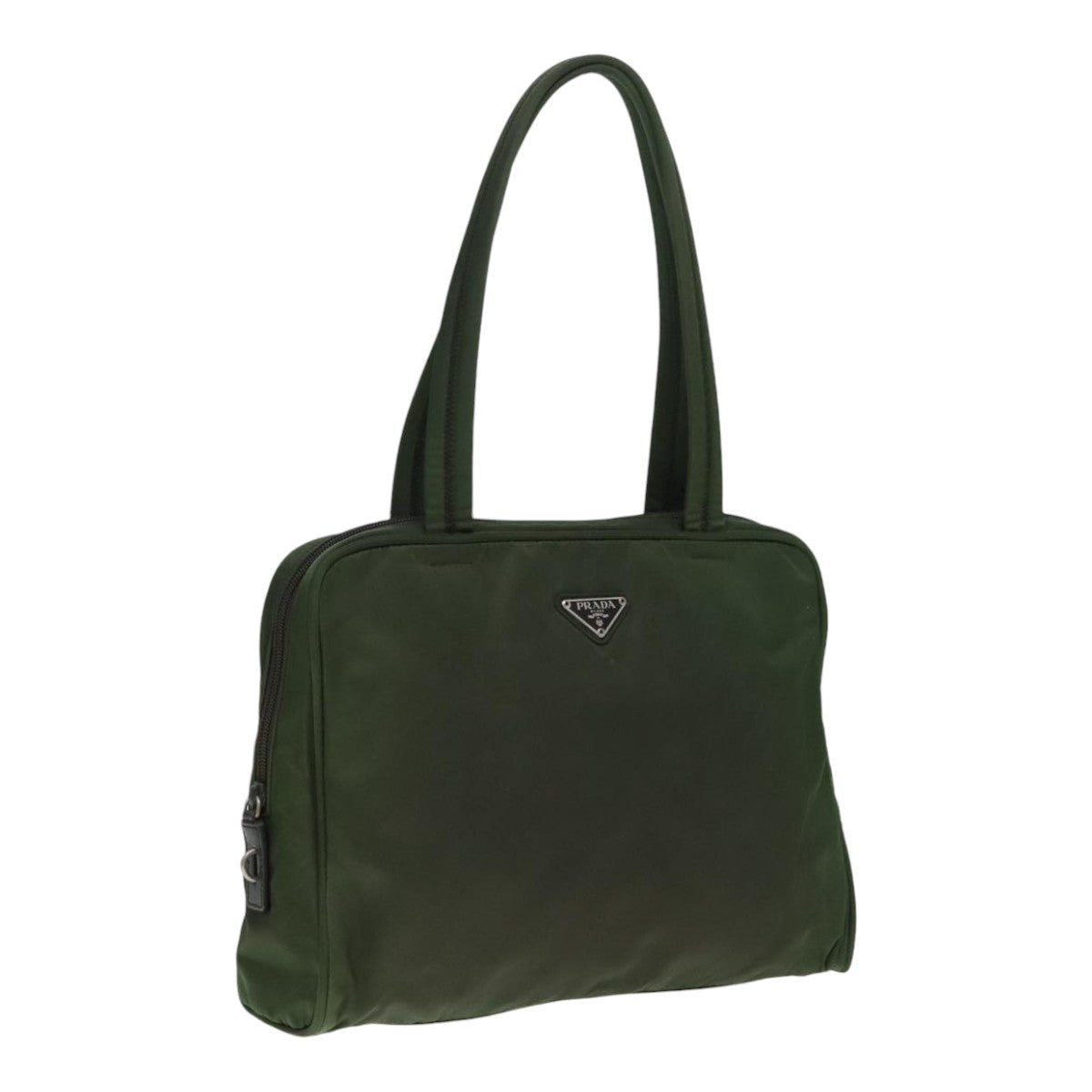 Luxury Prada Tote Bag Nylon Khaki  yk15401