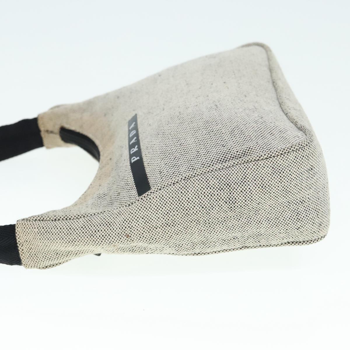 Luxury Prada Sports Hand Bag Canvas Gray Silver  yk15403