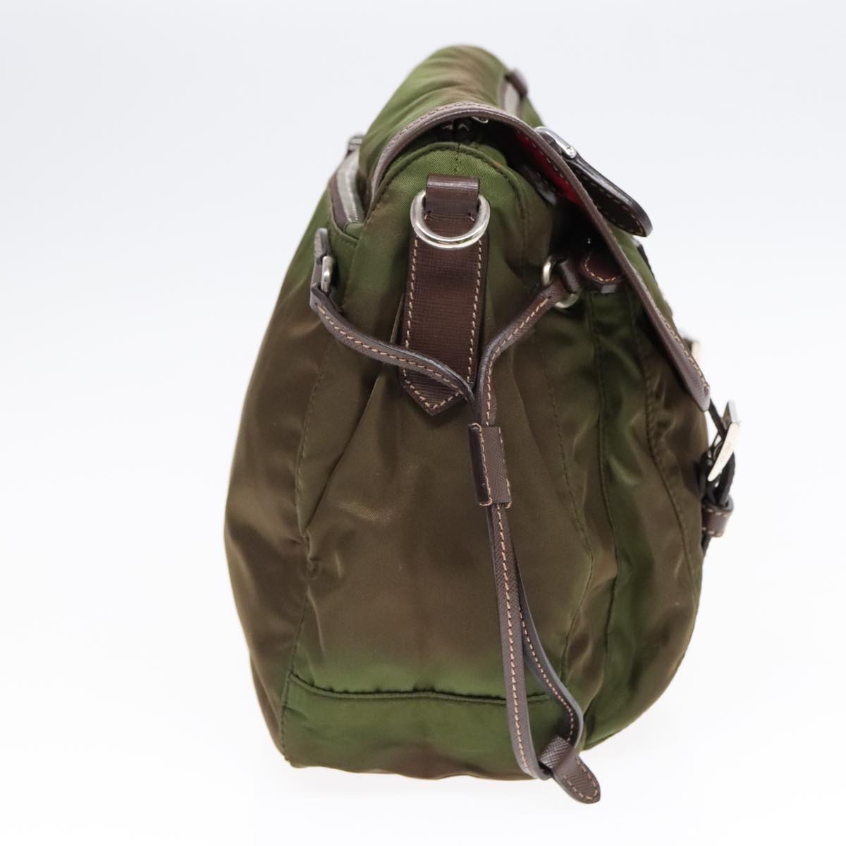 Luxury Prada Shoulder Bag Nylon Khaki  yk15404