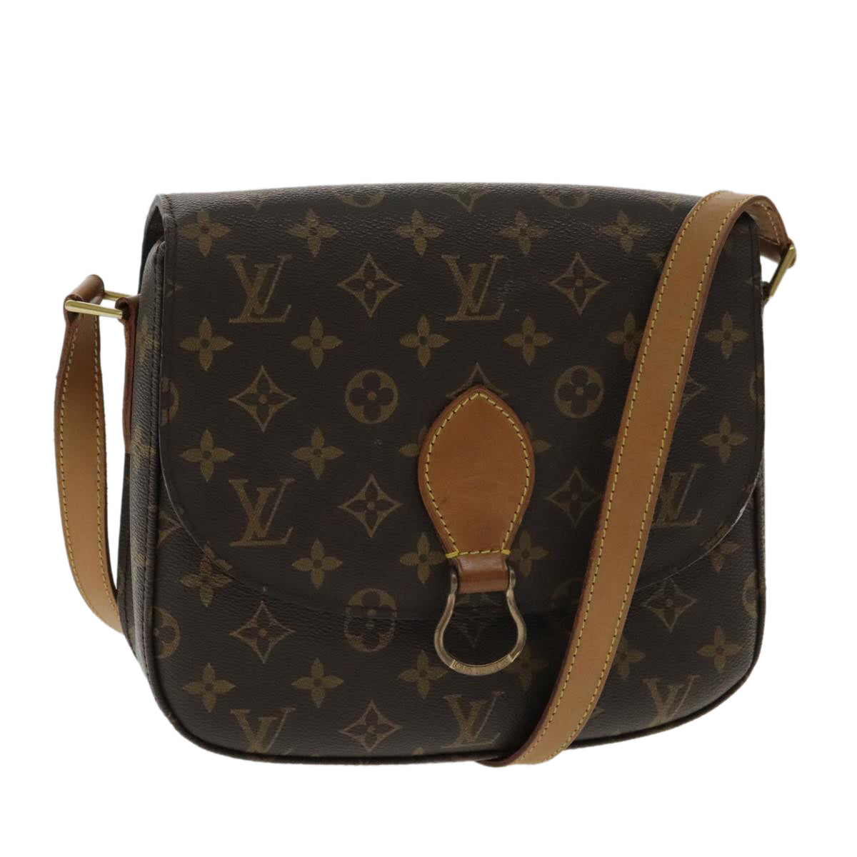 LOUIS VUITTON Monogram Saint Cloud GM Shoulder Bag M51242 LV yk15472
