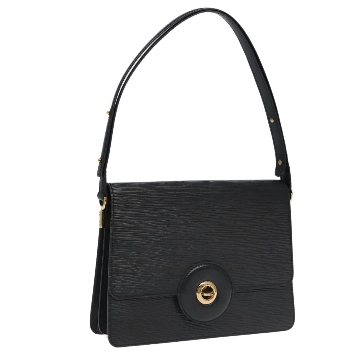 LOUIS VUITTON Epi Free Run Shoulder Bag Black M52402 LV yk15517