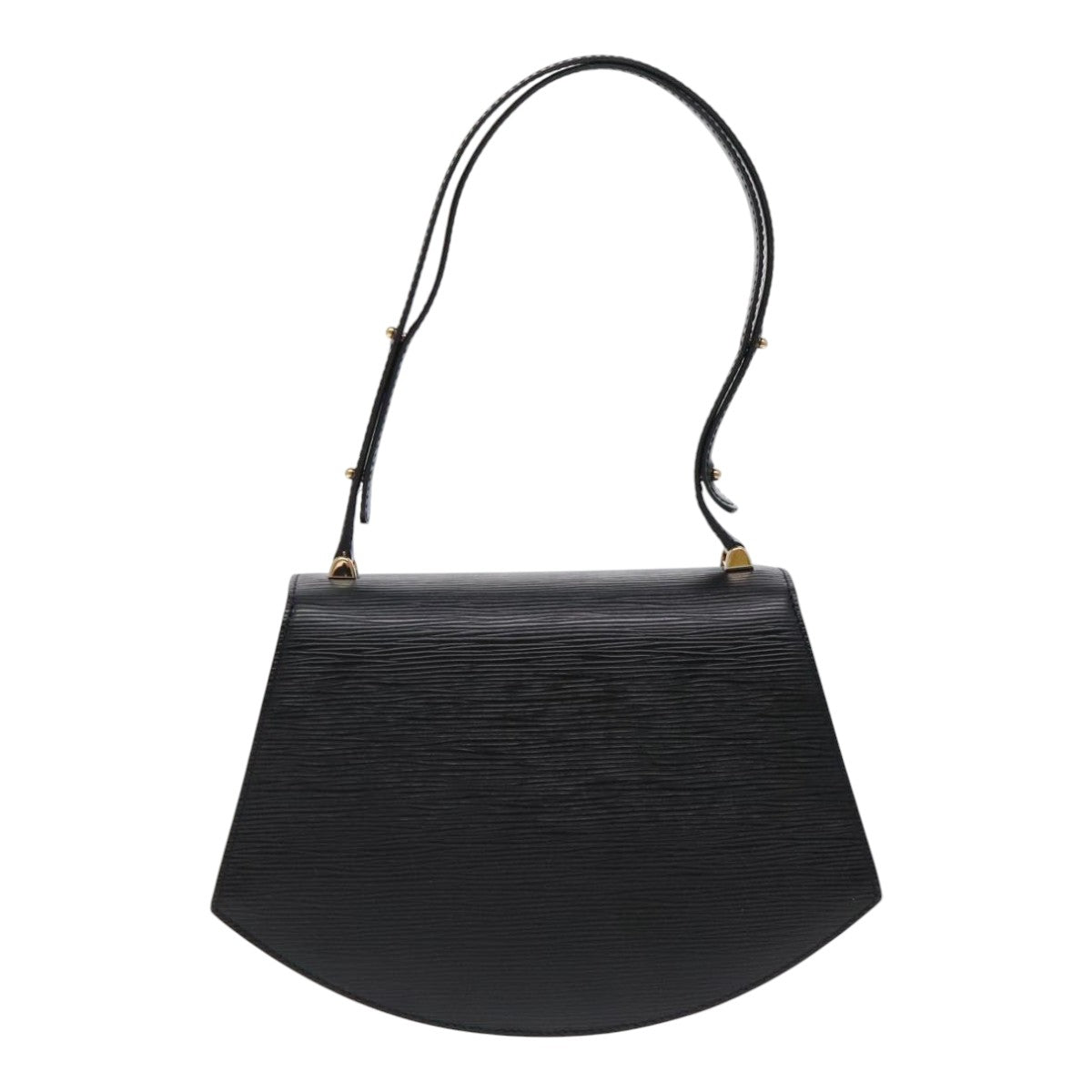 LOUIS VUITTON Epi Tilsitt Shoulder Bag Black M52482 LV yk15524