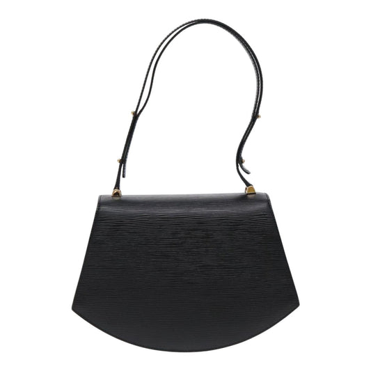 LOUIS VUITTON Epi Tilsitt Shoulder Bag Black M52482 LV yk15524