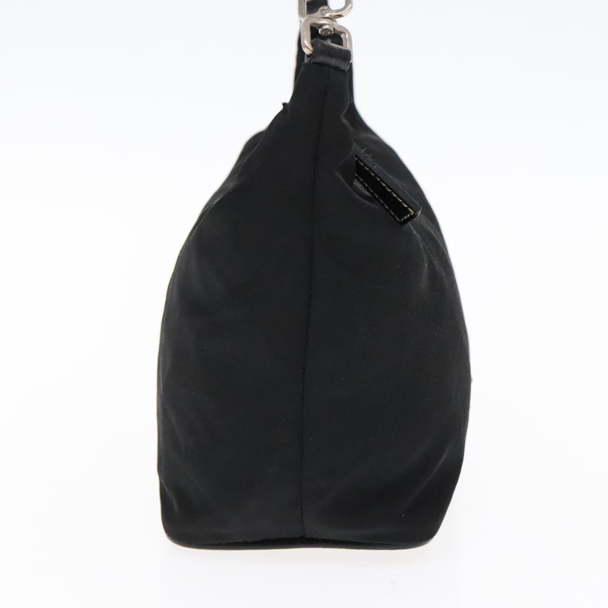 Luxury Prada Hand Bag Nylon Black Silver  yk15631