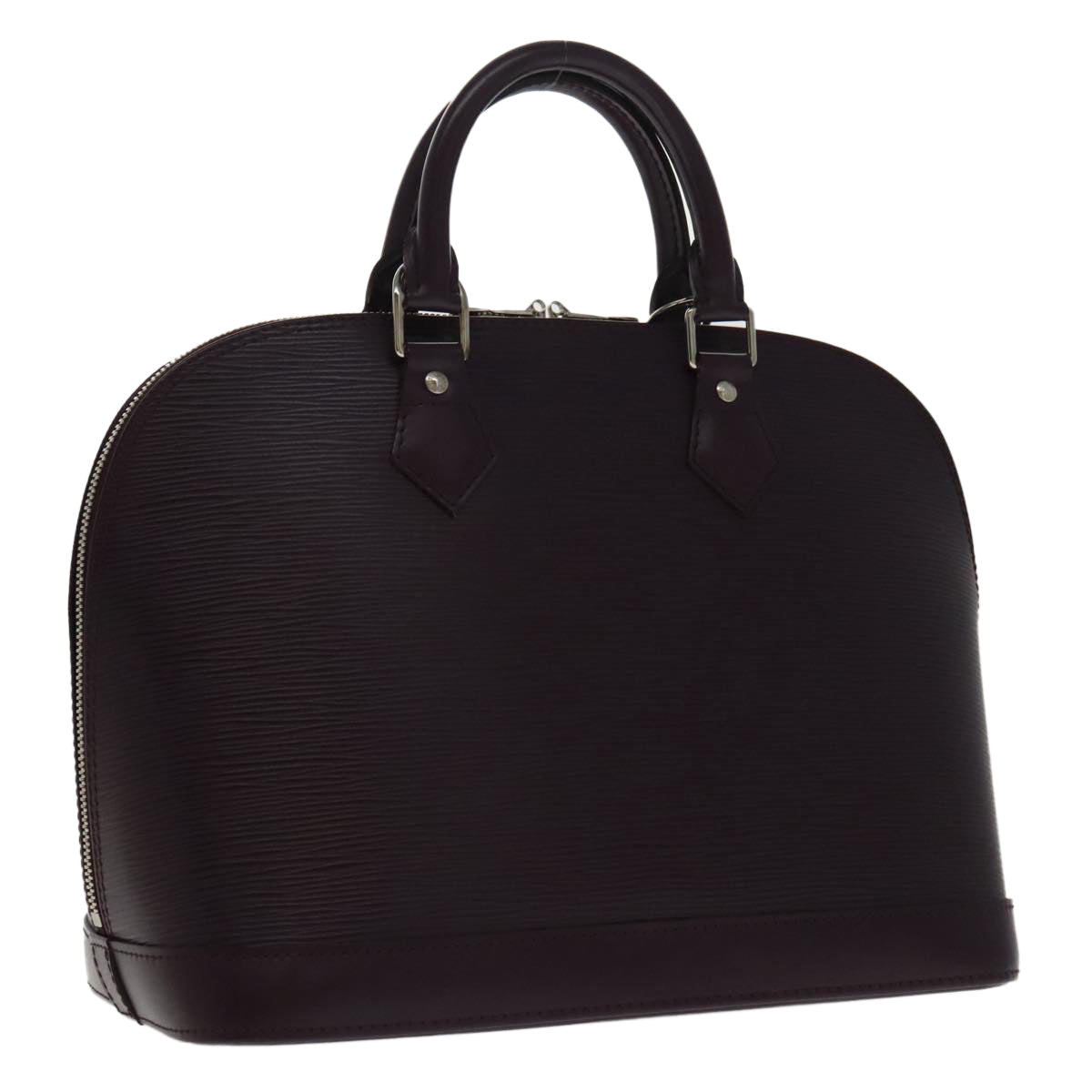LOUIS VUITTON Epi Alma Hand Bag Purple Cassis M5280K LV yk15634A