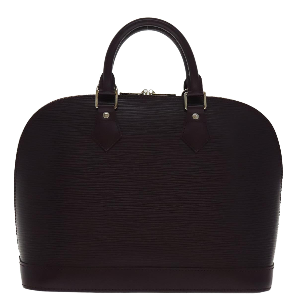 LOUIS VUITTON Epi Alma Hand Bag Purple Cassis M5280K LV yk15634A