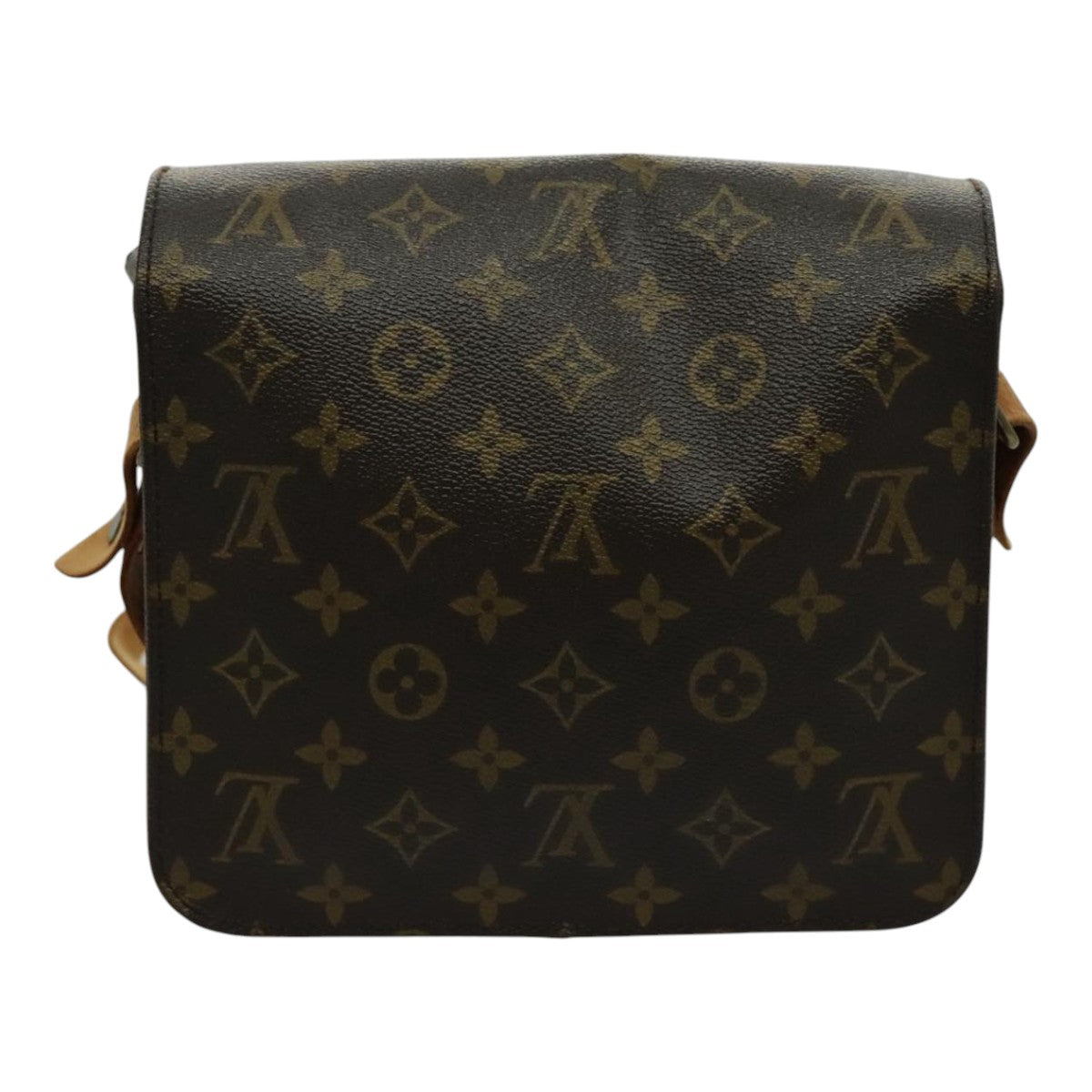 LOUIS VUITTON Monogram Cartouchiere MM Shoulder Bag M51253 LV yk15638