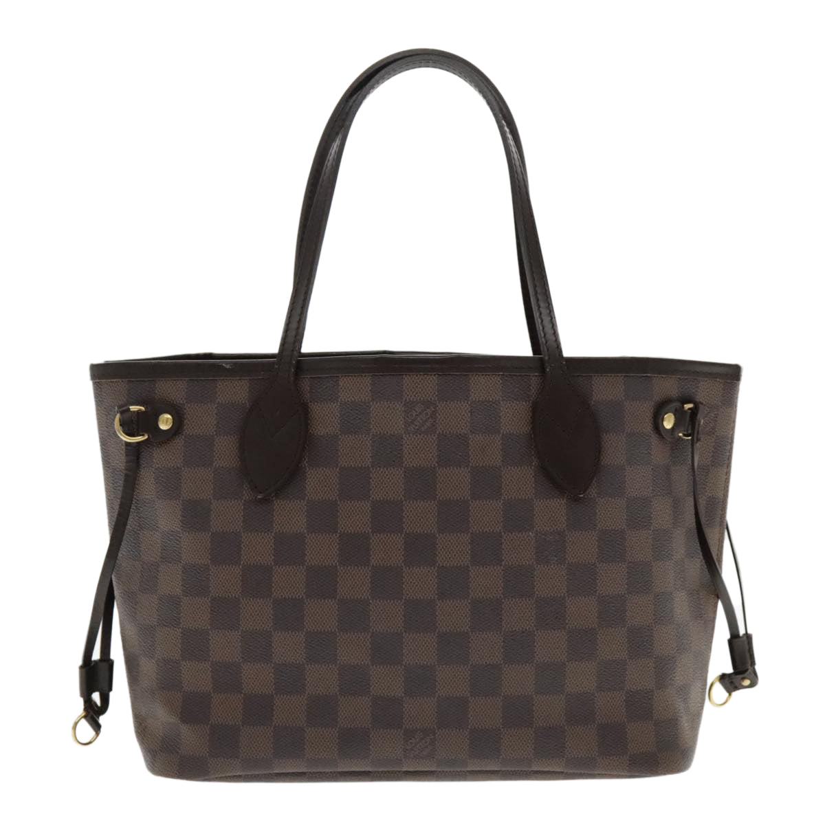 LOUIS VUITTON Damier Ebene Neverfull PM Tote Bag N51109 LV yk15644