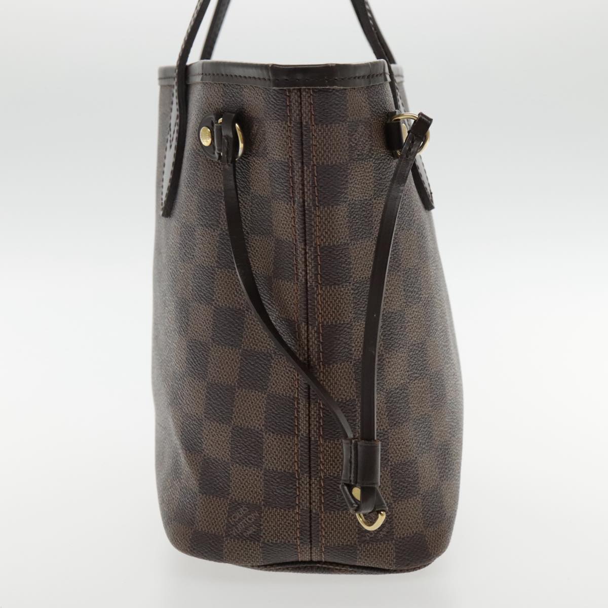LOUIS VUITTON Damier Ebene Neverfull PM Tote Bag N51109 LV yk15644