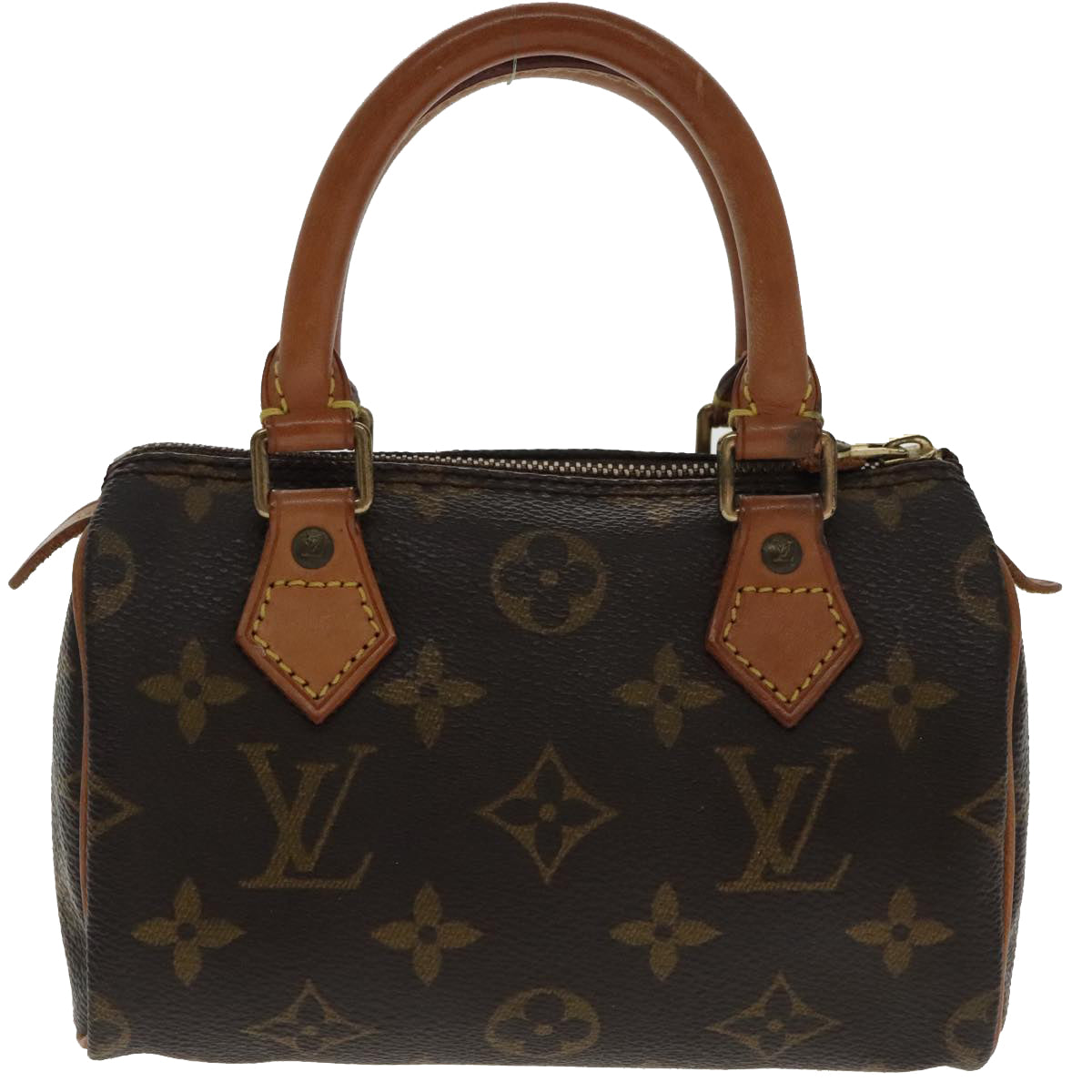 LOUIS VUITTON Monogram Mini Speedy Hand Bag M41534 LV yk15645
