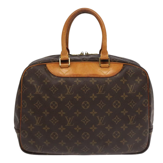 LOUIS VUITTON Monogram Deauville Hand Bag M47270 LV yk15648