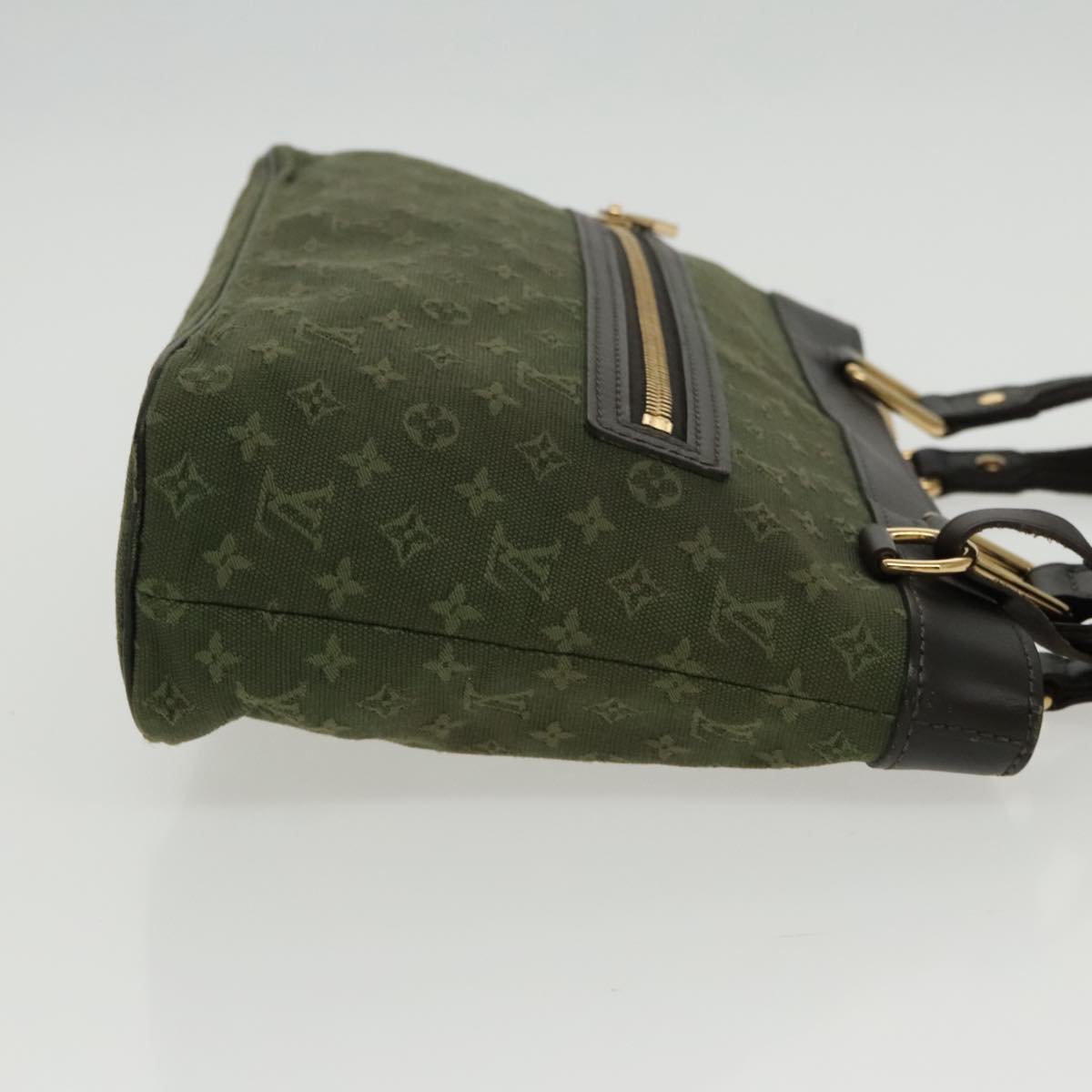 LOUIS VUITTON Monogram Mini Lucille PM Hand Bag TST Khaki M92682 LV yk15696
