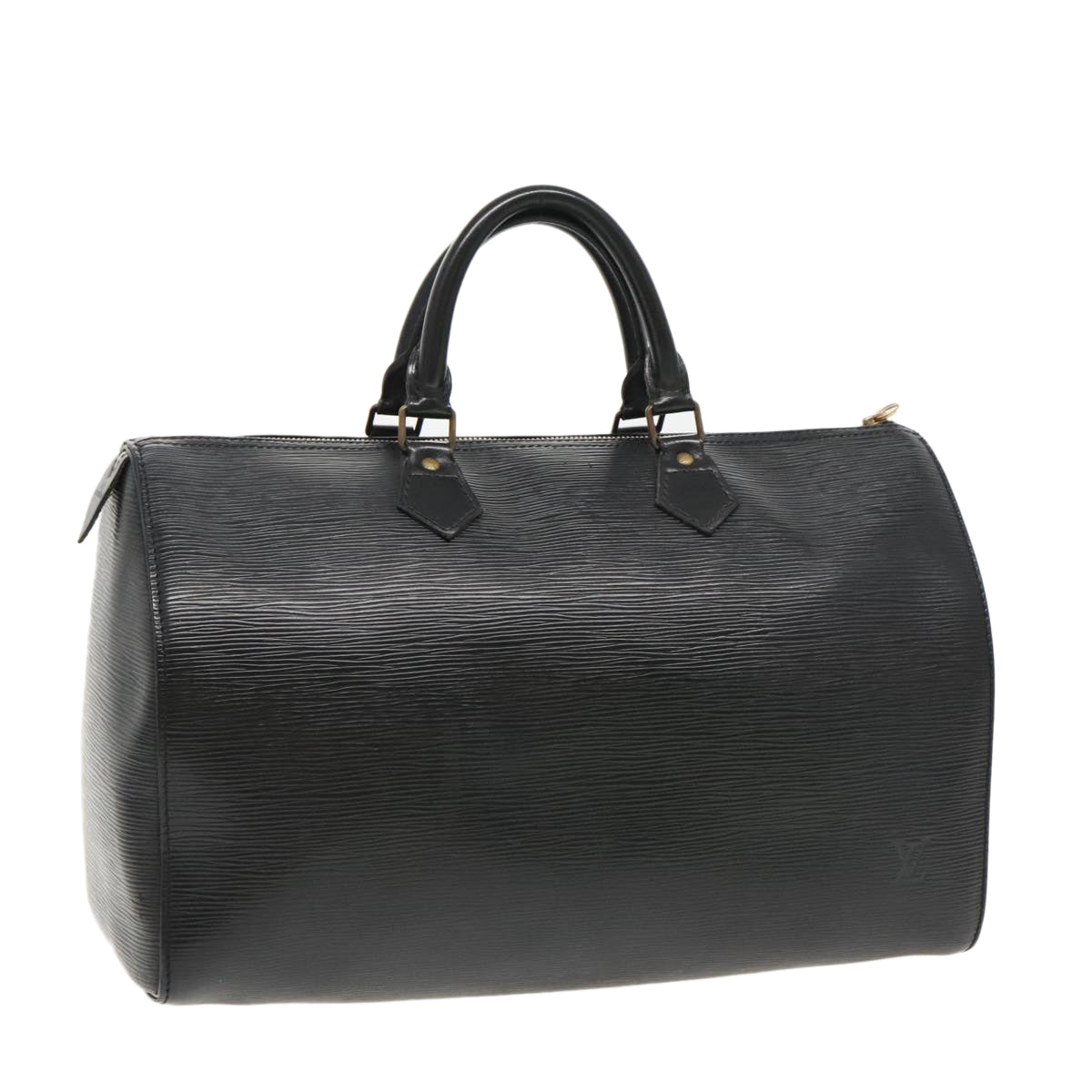 LOUIS VUITTON Epi Speedy 35 Hand Bag Black M42992 LV yk15708