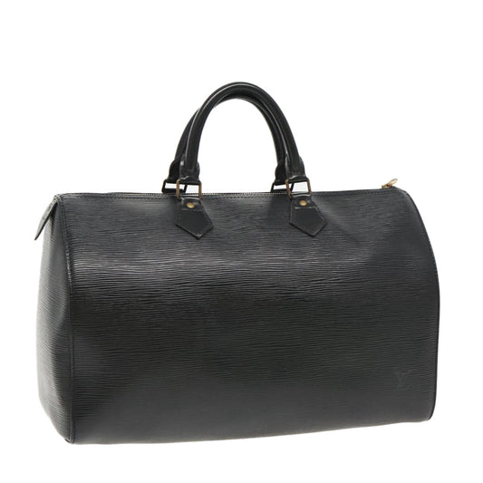 LOUIS VUITTON Epi Speedy 35 Hand Bag Black M42992 LV yk15708