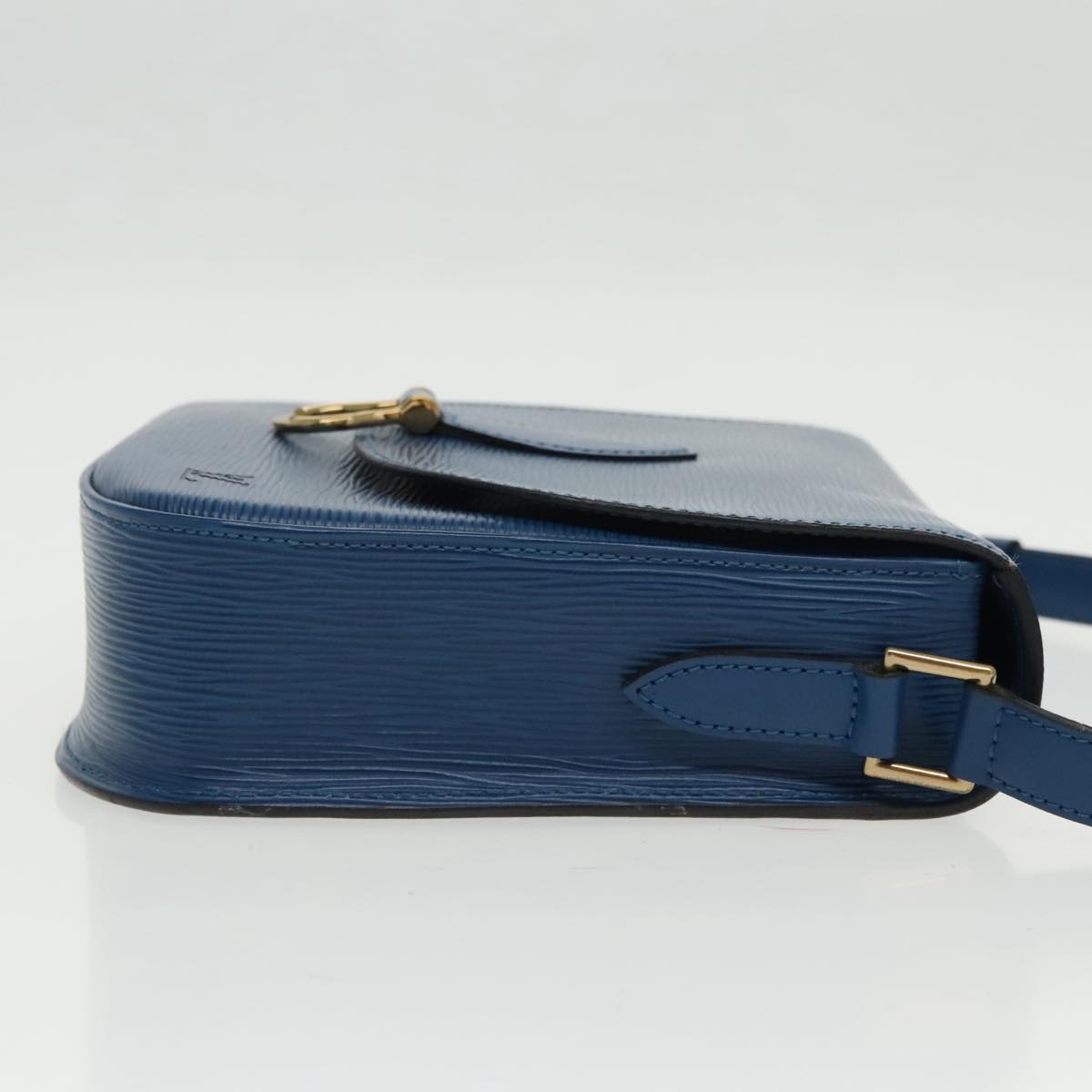 LOUIS VUITTON Epi Saint Cloud GM Shoulder Bag Toledo Blue M52195 LV yk15714