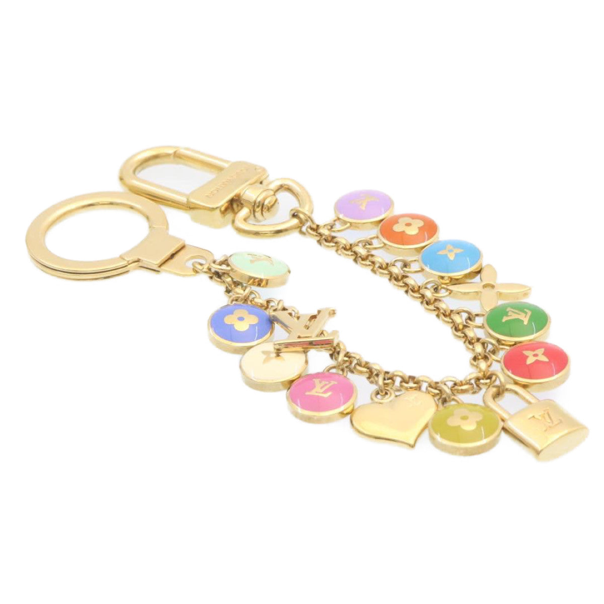 LOUIS VUITTON Porte Cles Chainne Pastilles Charm Multicolor M65380 yk2431