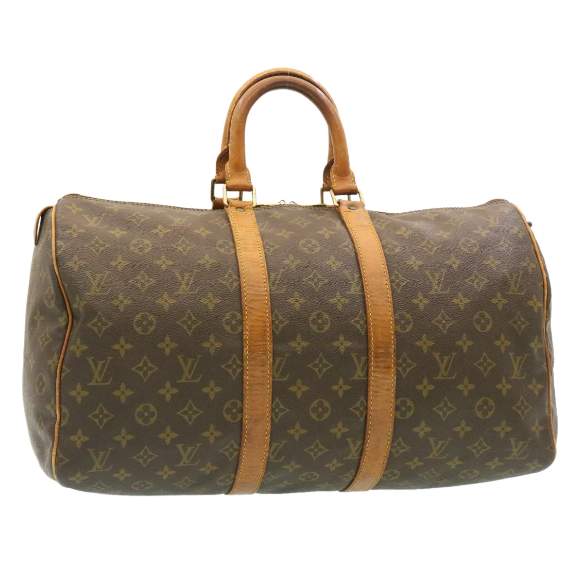 LOUIS VUITTON Monogram Keepall 45 Boston Bag M41428 LV yk2991