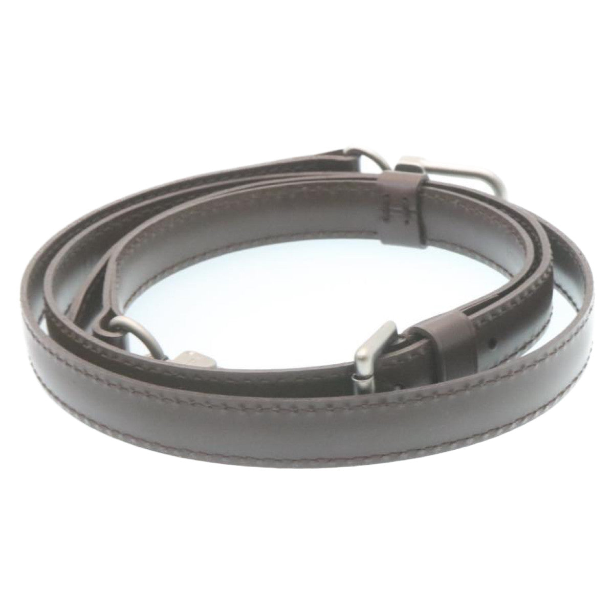 LOUIS VUITTON Shoulder Strap Leather 37""-44.1"" Mocha LV yk3699