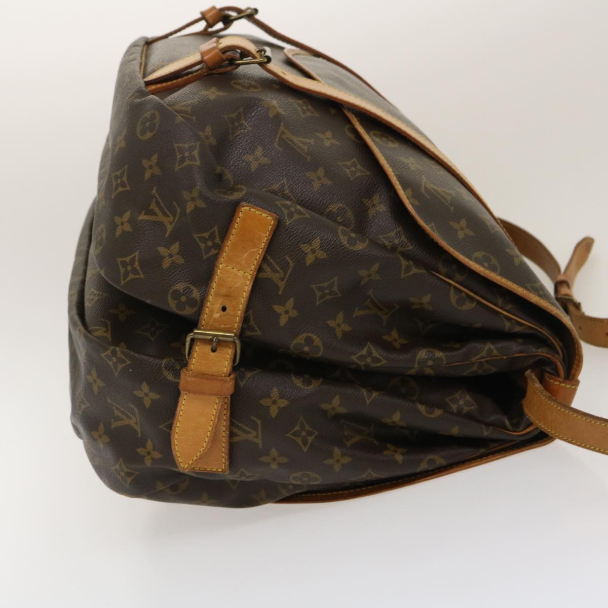 LOUIS VUITTON Monogram Saumur 43 Shoulder Bag M42252 LV yk4353