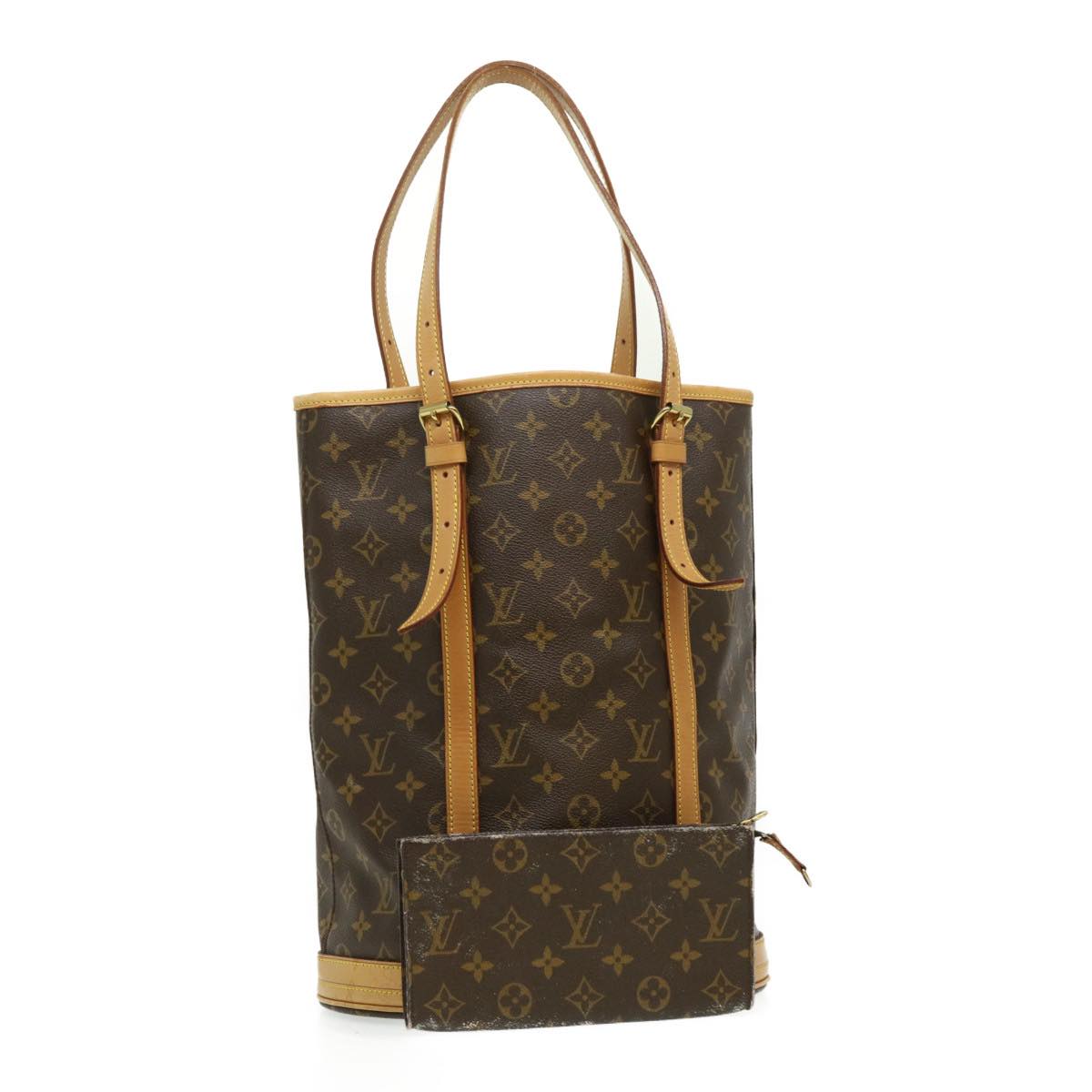 LOUIS VUITTON Monogram Bucket GM Shoulder Bag M42236 LV yk4637