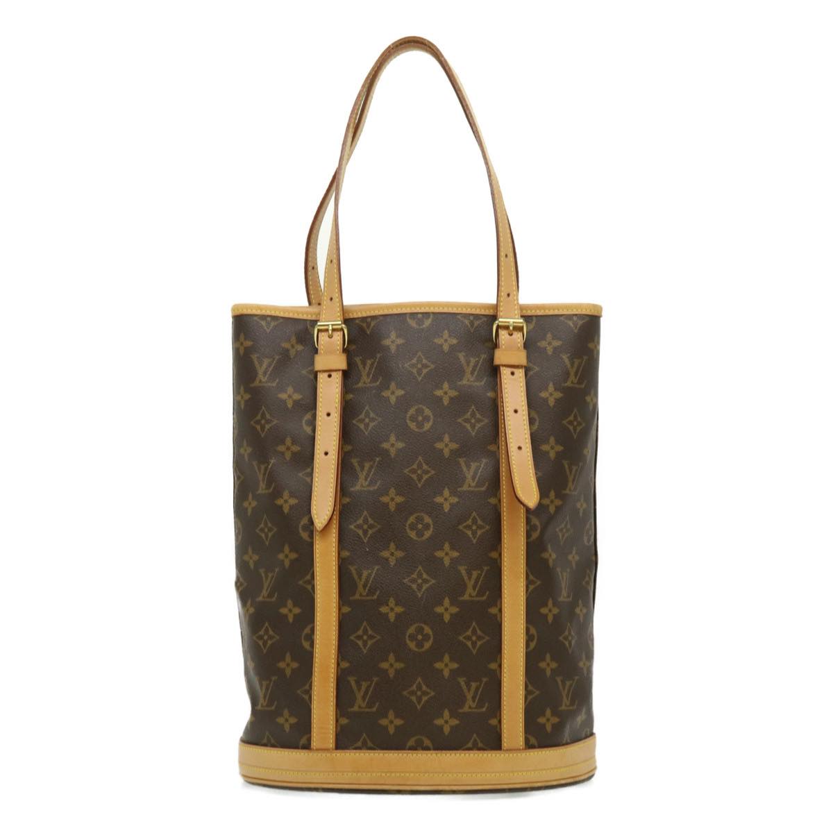 LOUIS VUITTON Monogram Bucket GM Shoulder Bag M42236 LV yk4637