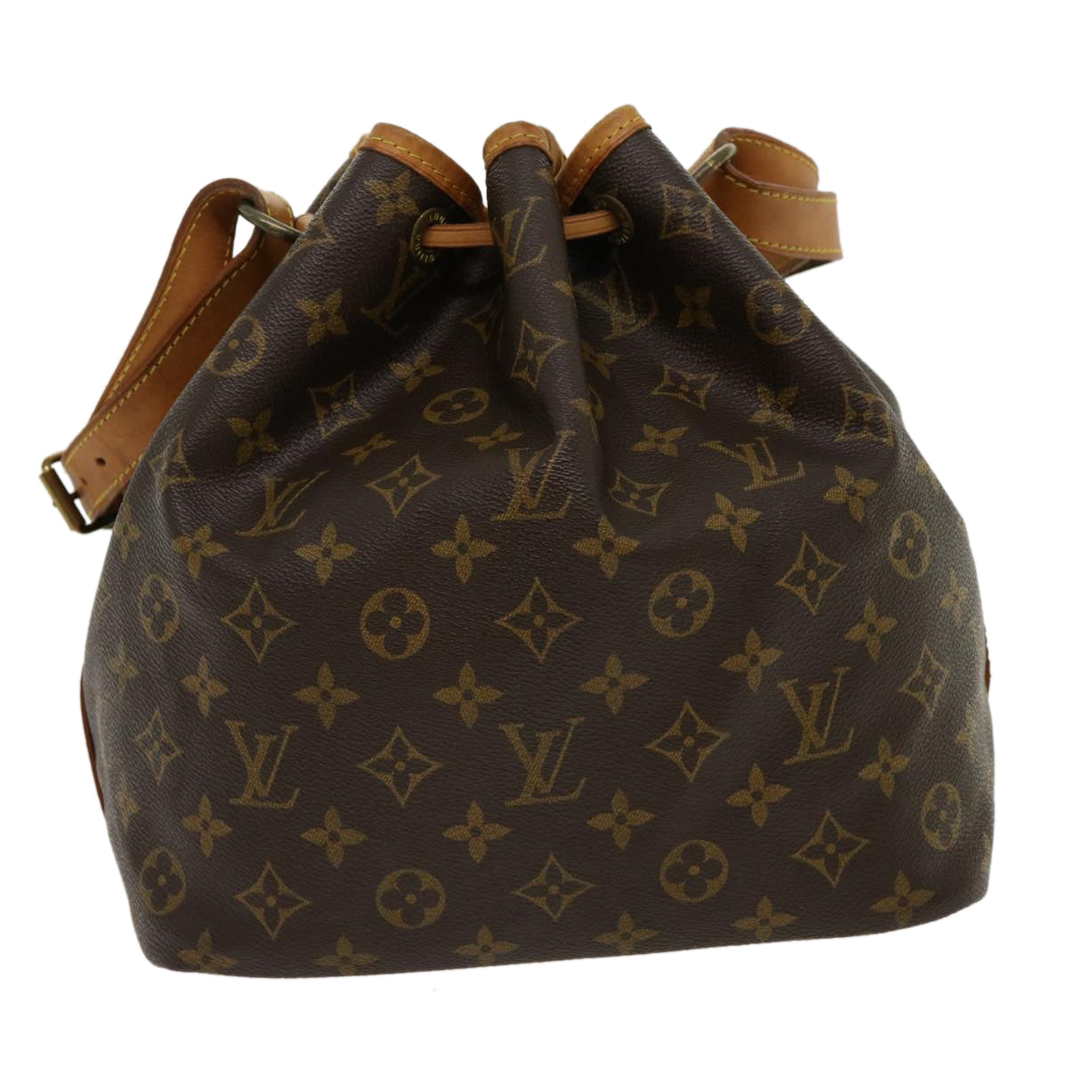 LOUIS VUITTON Monogram Petit Noe Shoulder Bag M42226 LV yk4750
