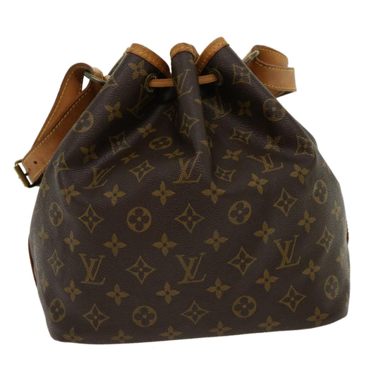 LOUIS VUITTON Monogram Petit Noe Shoulder Bag M42226 LV yk4750