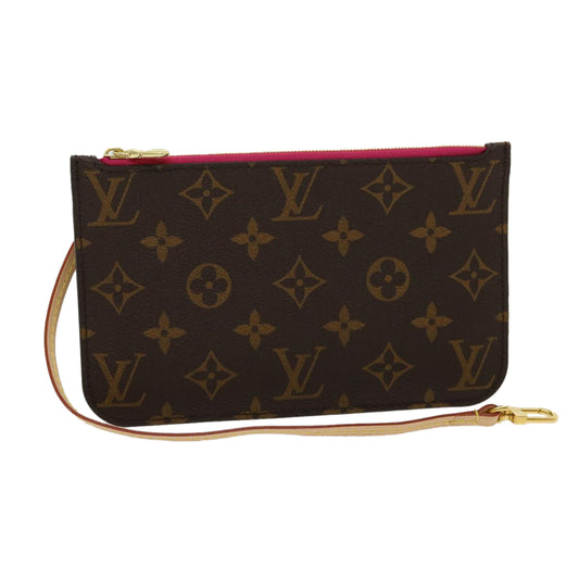 LOUIS VUITTON Monogram Neverfull PM Pouch LV yk4845