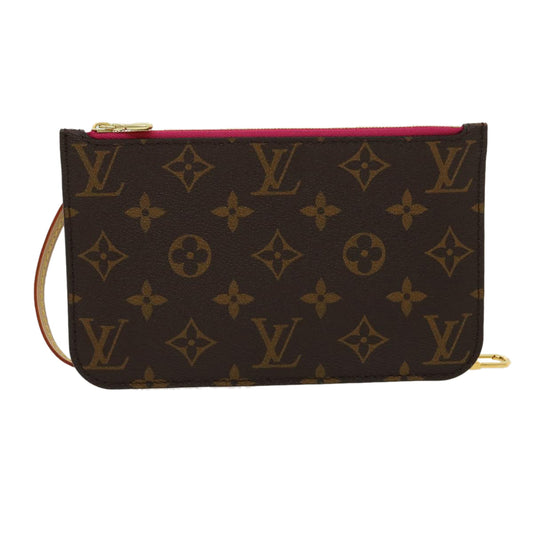 LOUIS VUITTON Monogram Neverfull PM Pouch LV yk4845