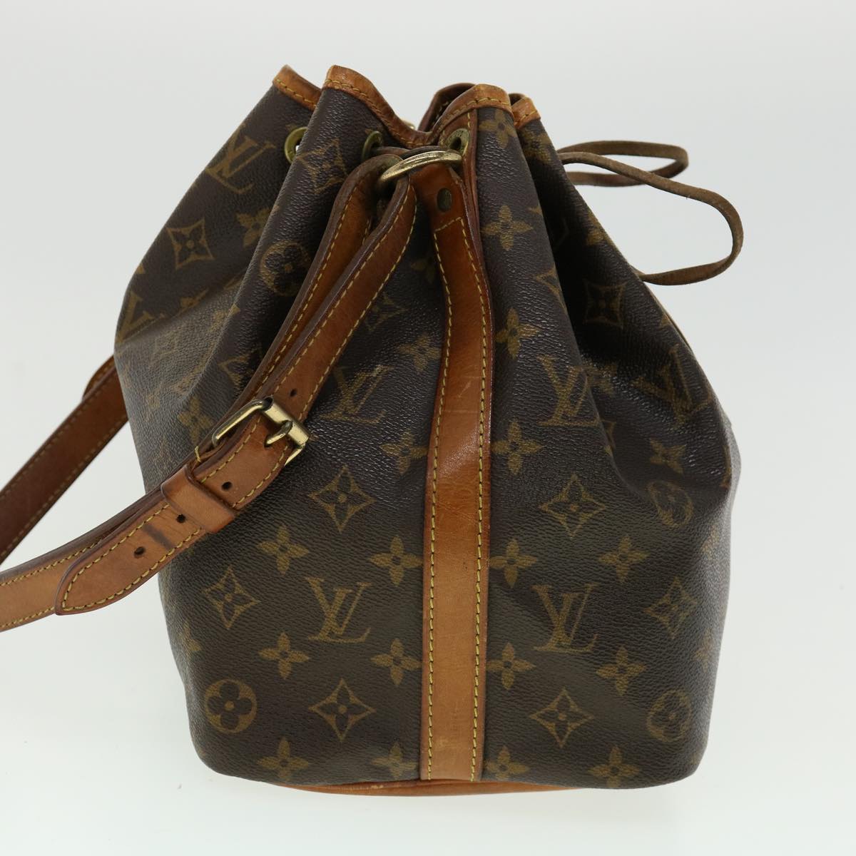 LOUIS VUITTON Monogram Petit Noe Shoulder Bag M42226 LV yk4860