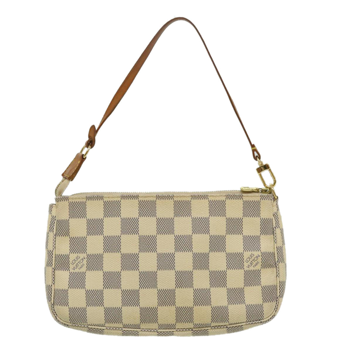 LOUIS VUITTON Damier Azur Pochette Accessoires Pouch N51986 LV yk5062