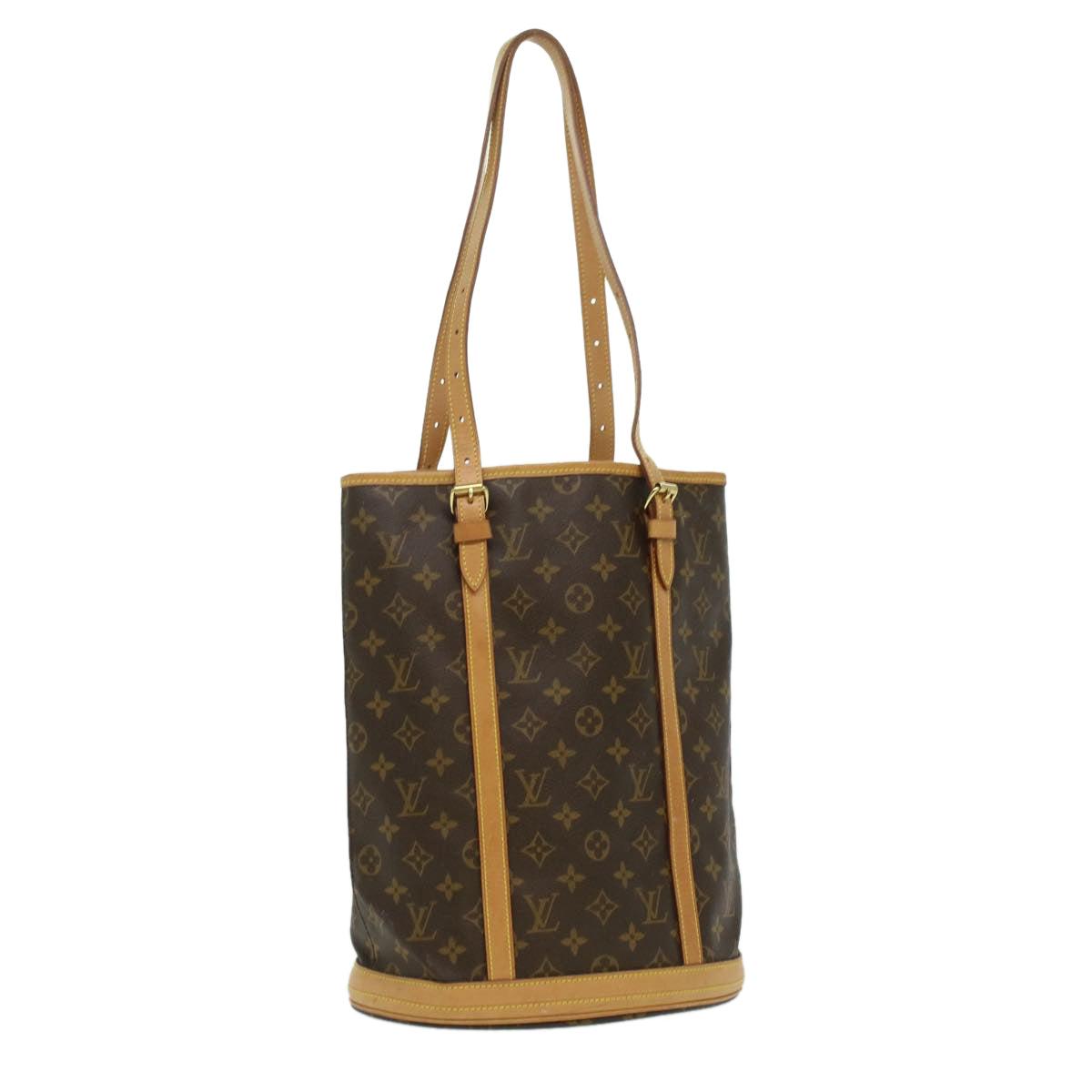 LOUIS VUITTON Monogram Bucket GM Shoulder Bag M42236 LV yk5768
