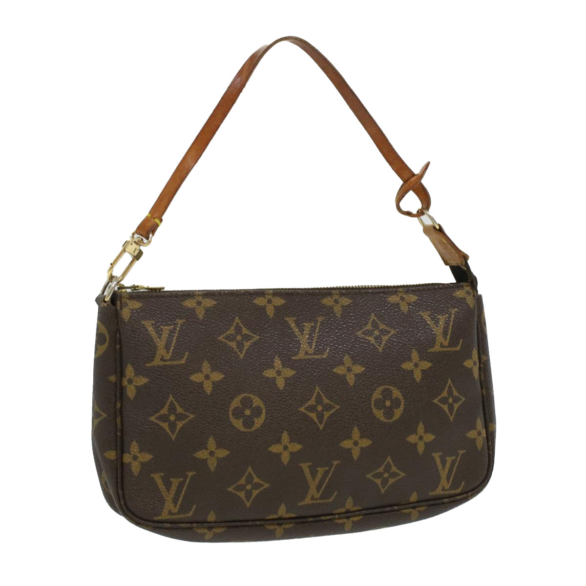LOUIS VUITTON Monogram Pochette Accessoires Pouch M51980 LV yk5791