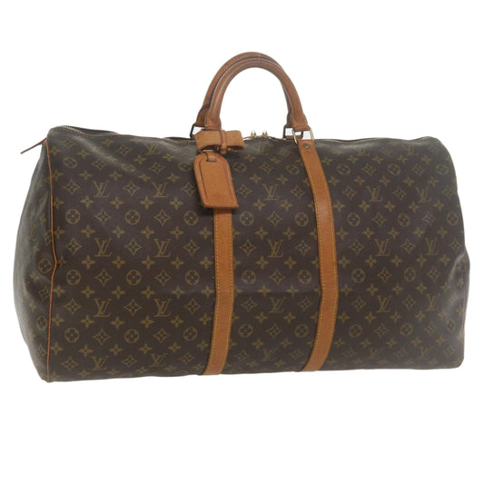 LOUIS VUITTON Monogram Keepall 60 Boston Bag M41422 LV yk5809