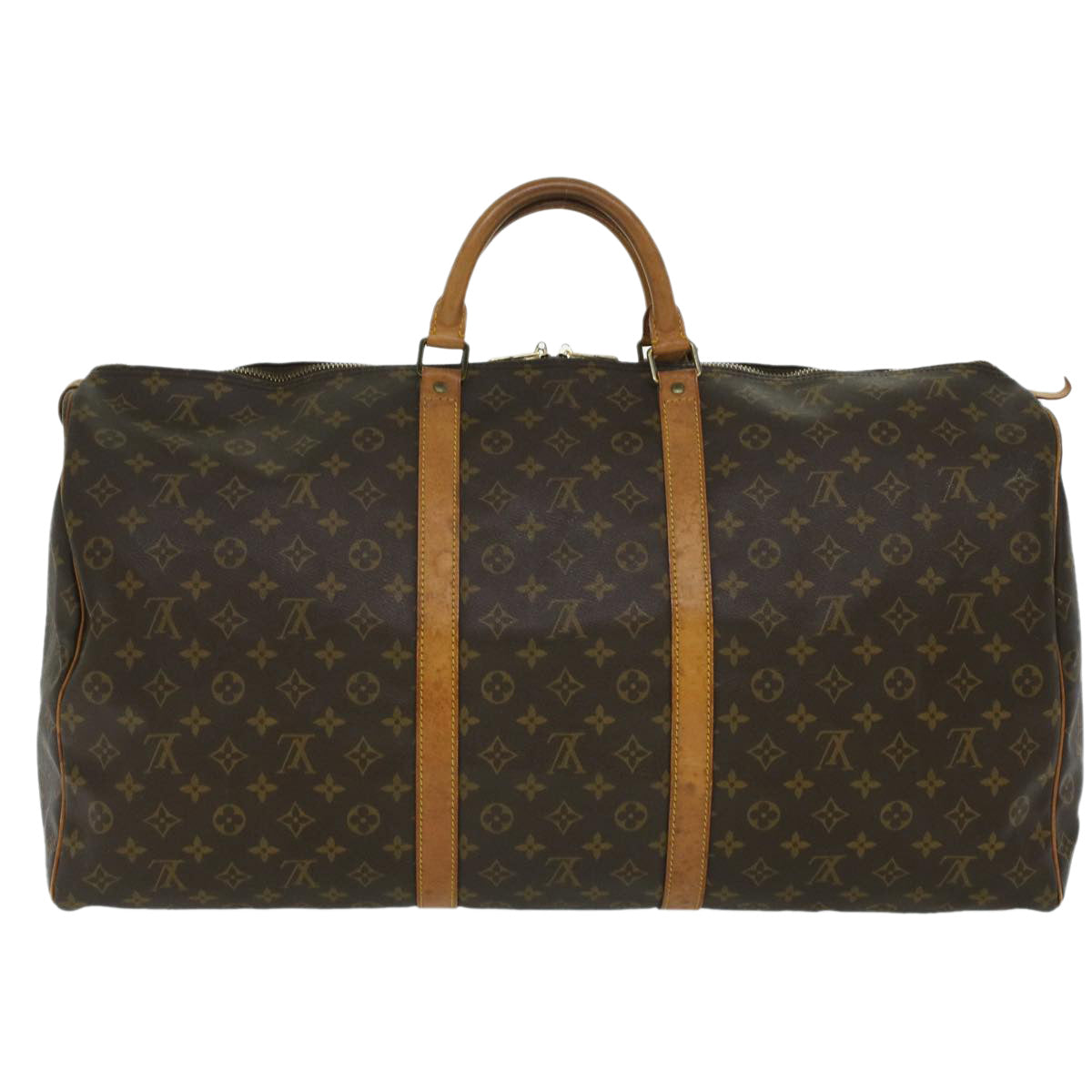 LOUIS VUITTON Monogram Keepall 60 Boston Bag M41422 LV yk5942
